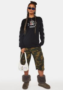 Rock On Badtz-Maru Long Sleeve Tee sold by Dolls Kill