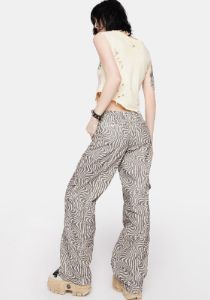 Y2K Printed Cargo Pants sold by Dolls Kill