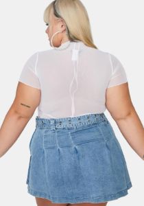 Chill Miss Lil Preview Sheer Top sold by Dolls Kill