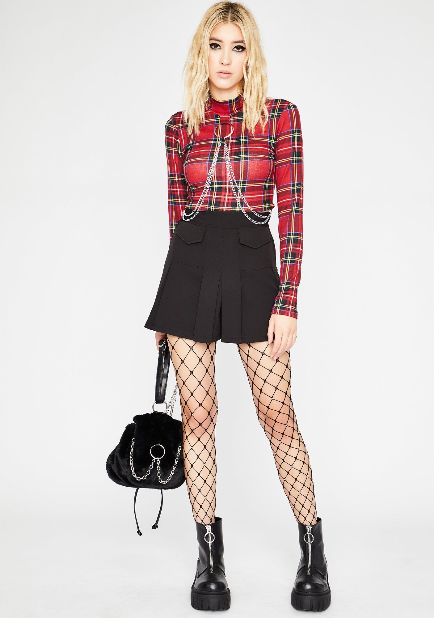 Thrill Seeker Crop Top sold by Dolls Kill product image thumbnail 3