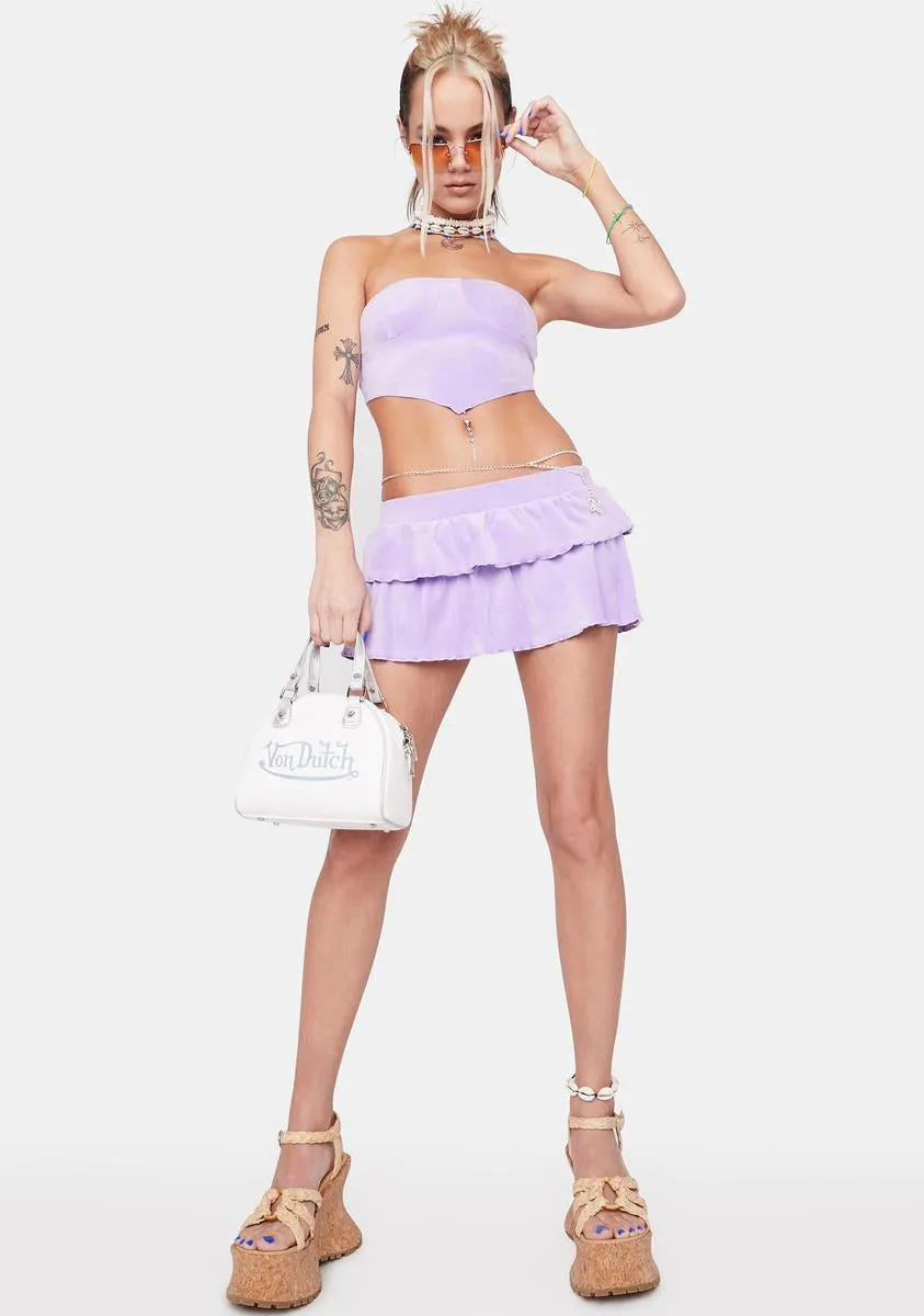 Remember This Summer Velour Skirt Set sold by Dolls Kill product image thumbnail 3