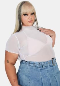 Chill Miss Lil Preview Sheer Top sold by Dolls Kill