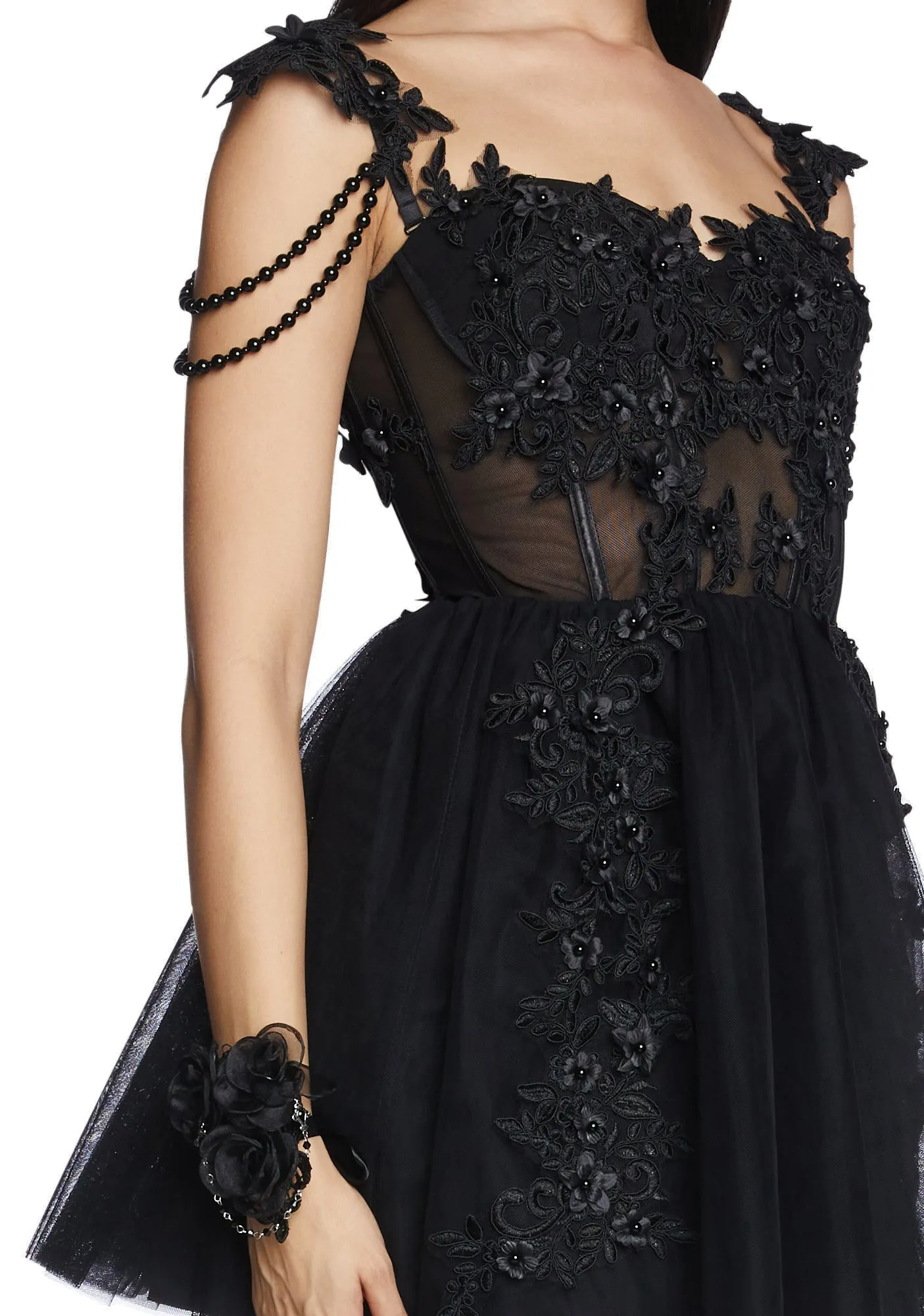 A Posh Evening Mini Dress sold by Dolls Kill product image thumbnail 5