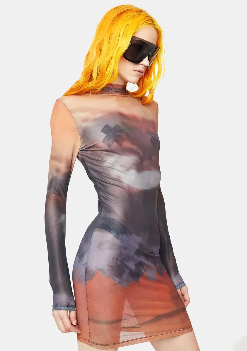 Clap For Me Mesh Mini Dress sold by Dolls Kill product image thumbnail 2