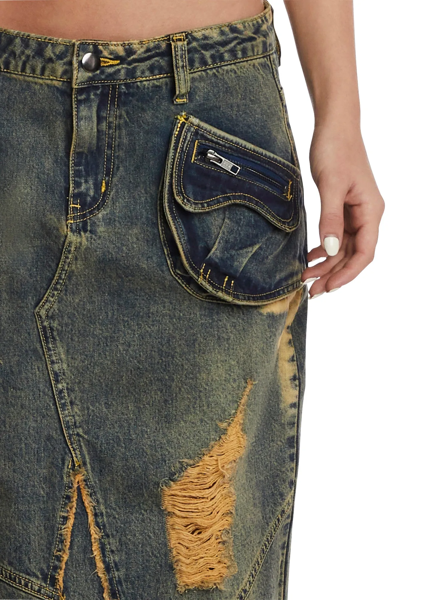 Colby Maxi Skirt sold by Dolls Kill product image thumbnail 5