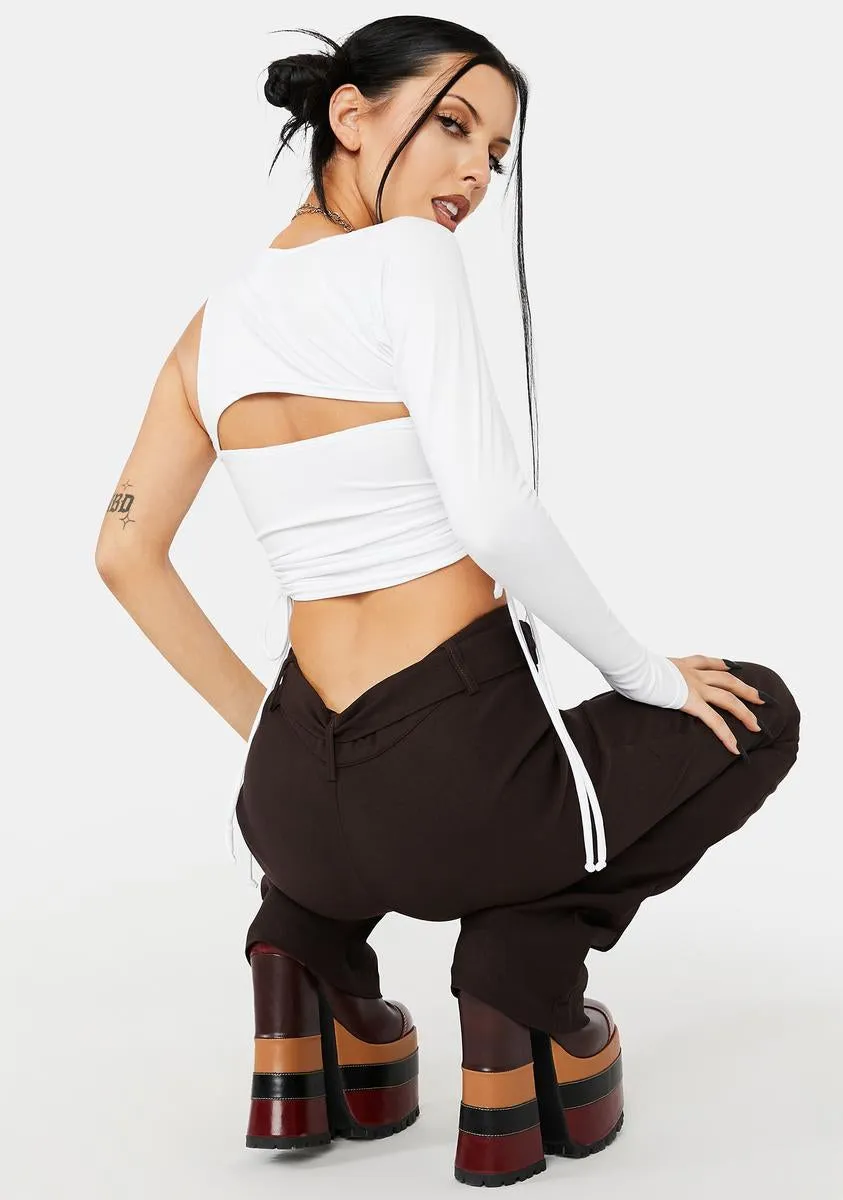 Purely Bad Together Cut Out Top sold by Dolls Kill product image thumbnail 4