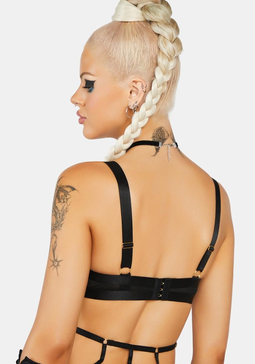 Ayla Sheer Mesh Bra sold by Dolls Kill product image thumbnail 4