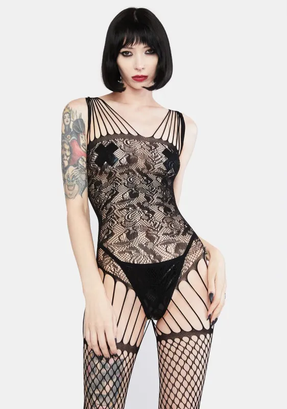 Somebody To Love Fishnet Bodystocking sold by Dolls Kill