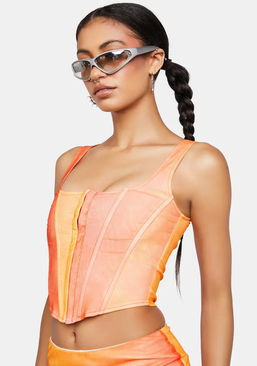 Chase The Sunset Corset Top sold by Dolls Kill product image thumbnail 2