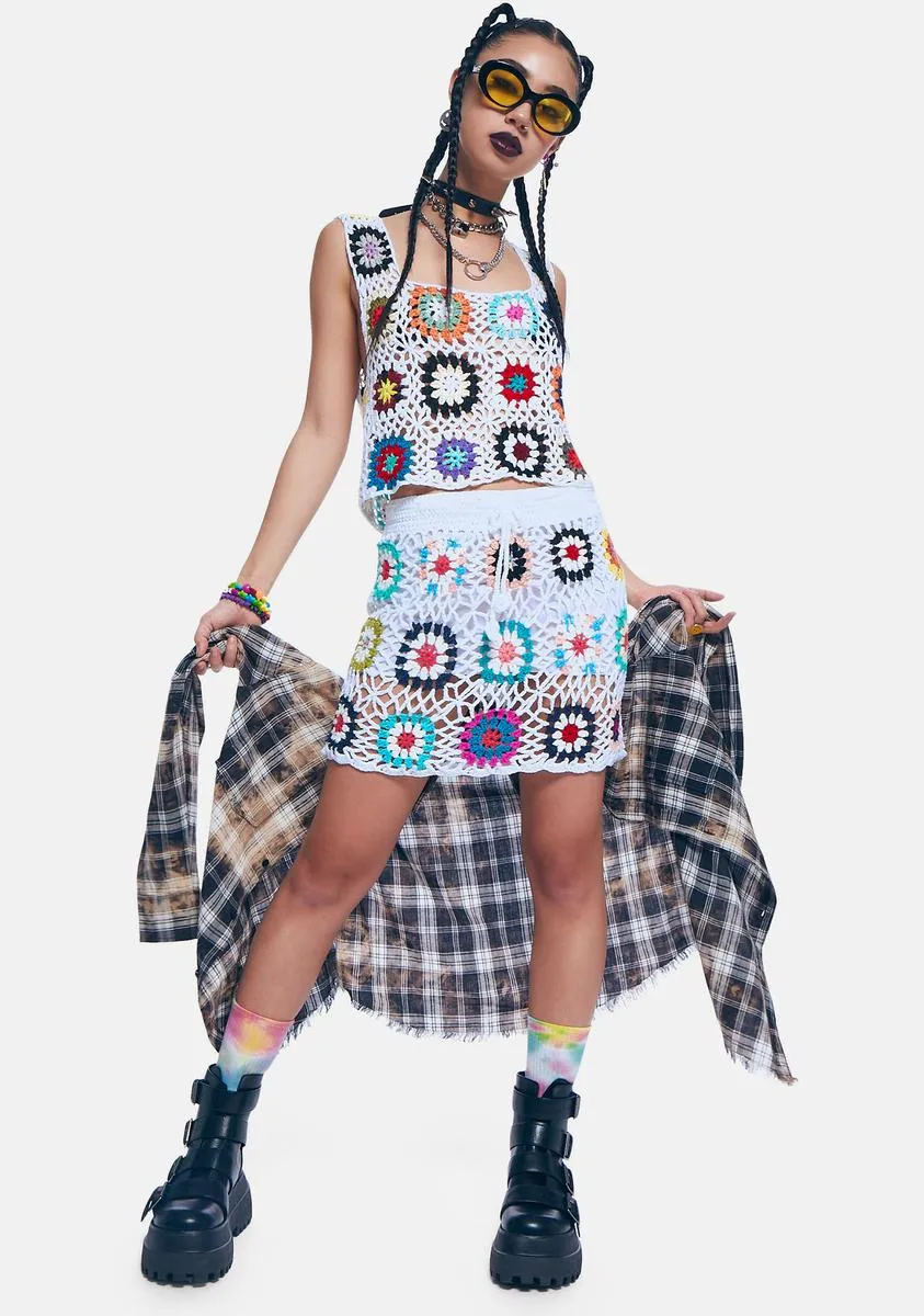 Pure Hours Of Euphoria Crochet Top sold by Dolls Kill product image thumbnail 3