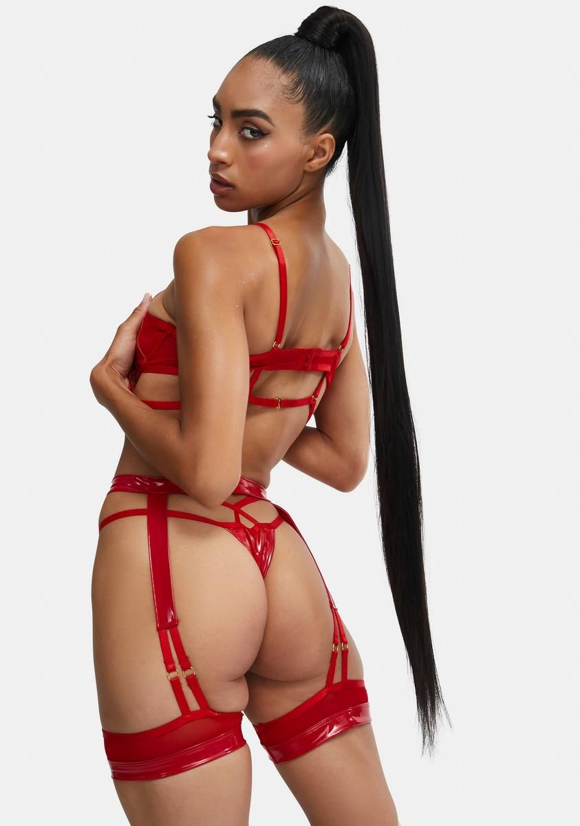 Fire And Desire 3-Piece Garter Set sold by Dolls Kill product image thumbnail 4