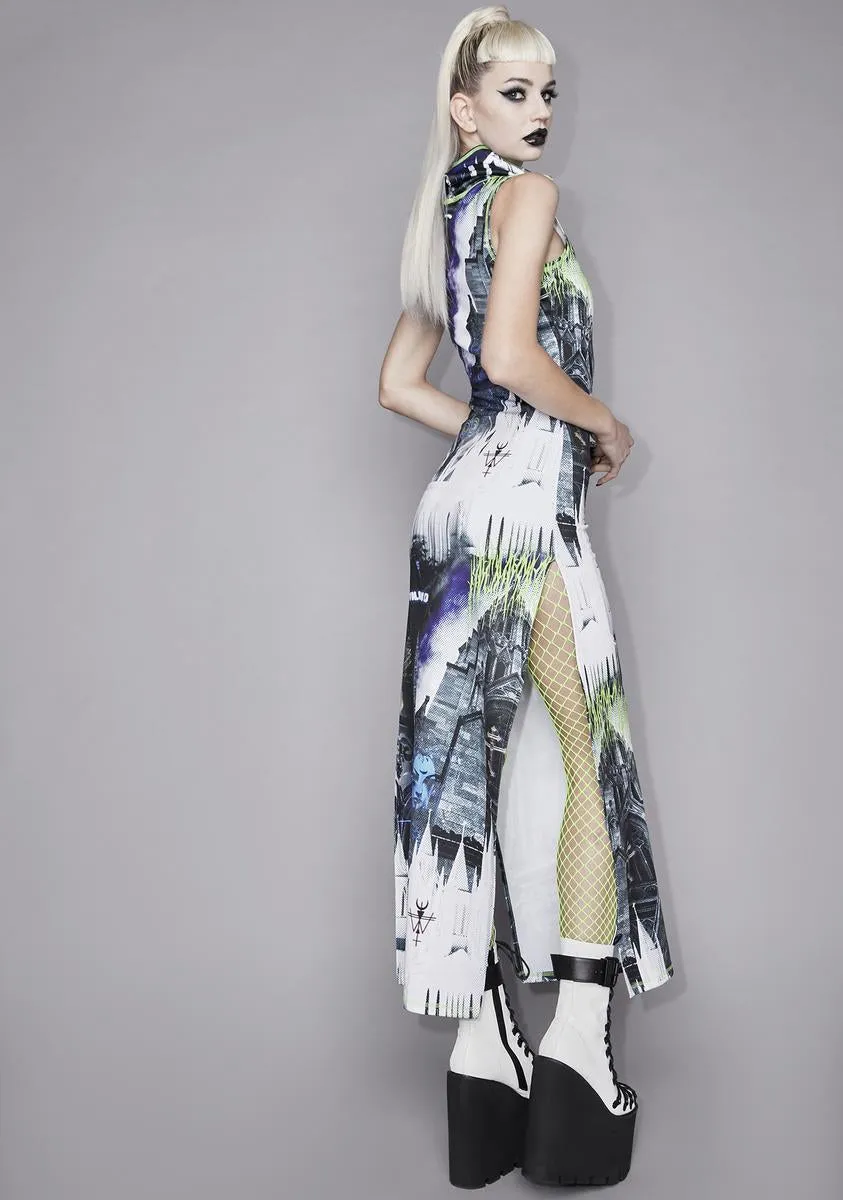 Casual Corruption Printed Maxi Dress sold by Dolls Kill product image thumbnail 4