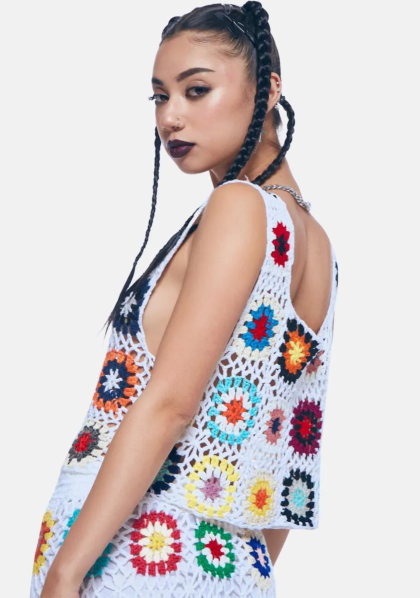 Pure Hours Of Euphoria Crochet Top sold by Dolls Kill product image thumbnail 4