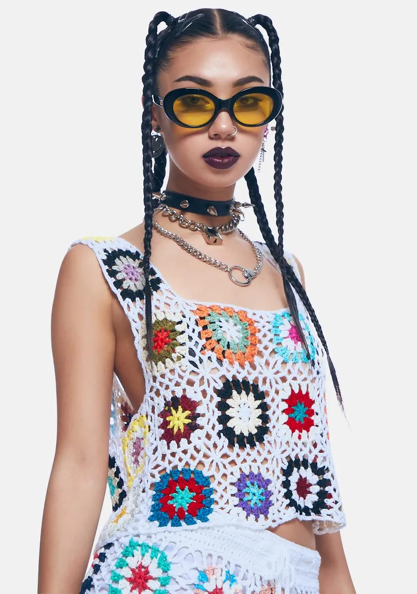 Pure Hours Of Euphoria Crochet Top sold by Dolls Kill product image thumbnail 2