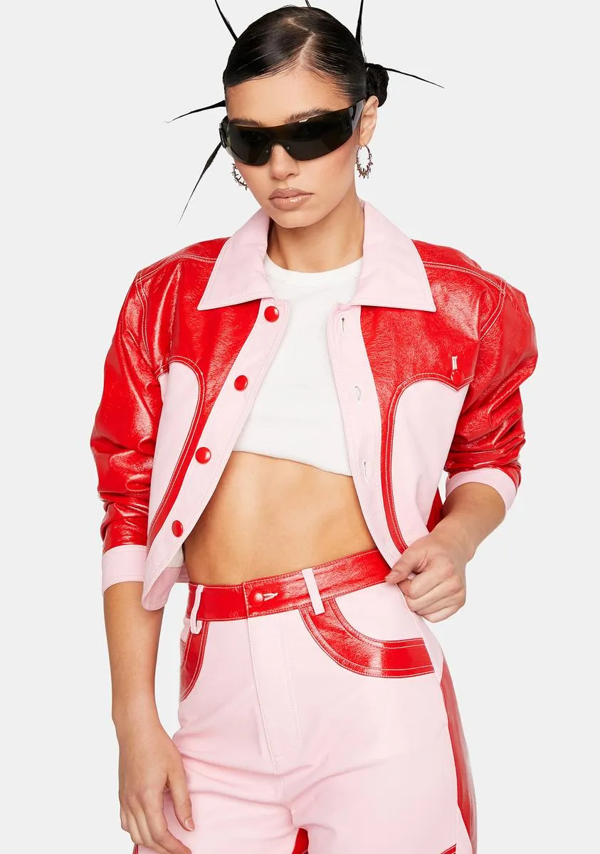 Duo Love Vegan Leather Jacket sold by Dolls Kill product image thumbnail 2