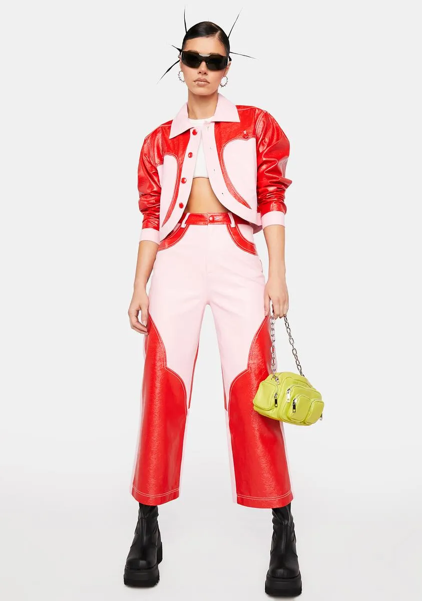 Duo Love Vegan Leather Jacket sold by Dolls Kill product image thumbnail 3