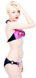 Gold Digger Zombie Chomper Bandeau Bikini sold by Dolls Kill