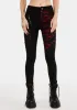Punk Blood Dark Denim Trousers sold by Dolls Kill