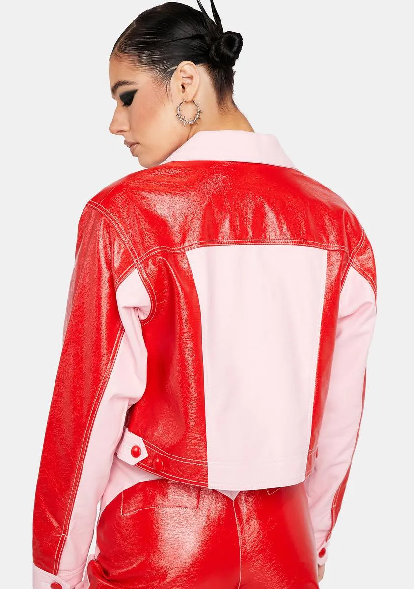 Duo Love Vegan Leather Jacket sold by Dolls Kill product image thumbnail 4