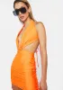 Citrus Bar Hopping Mini Dress sold by Dolls Kill