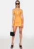 Citrus Bar Hopping Mini Dress sold by Dolls Kill