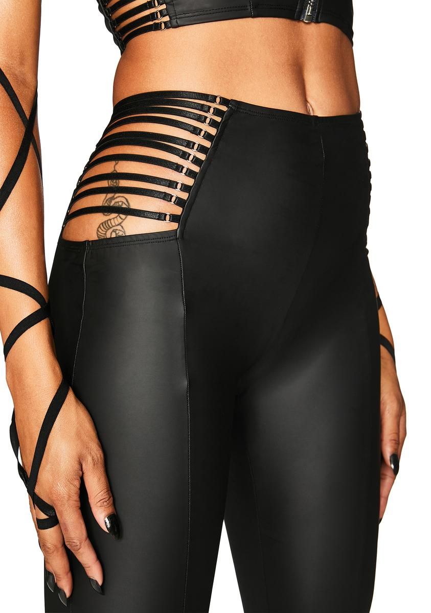 Lone Raver Matte Leggings sold by Dolls Kill product image thumbnail 2