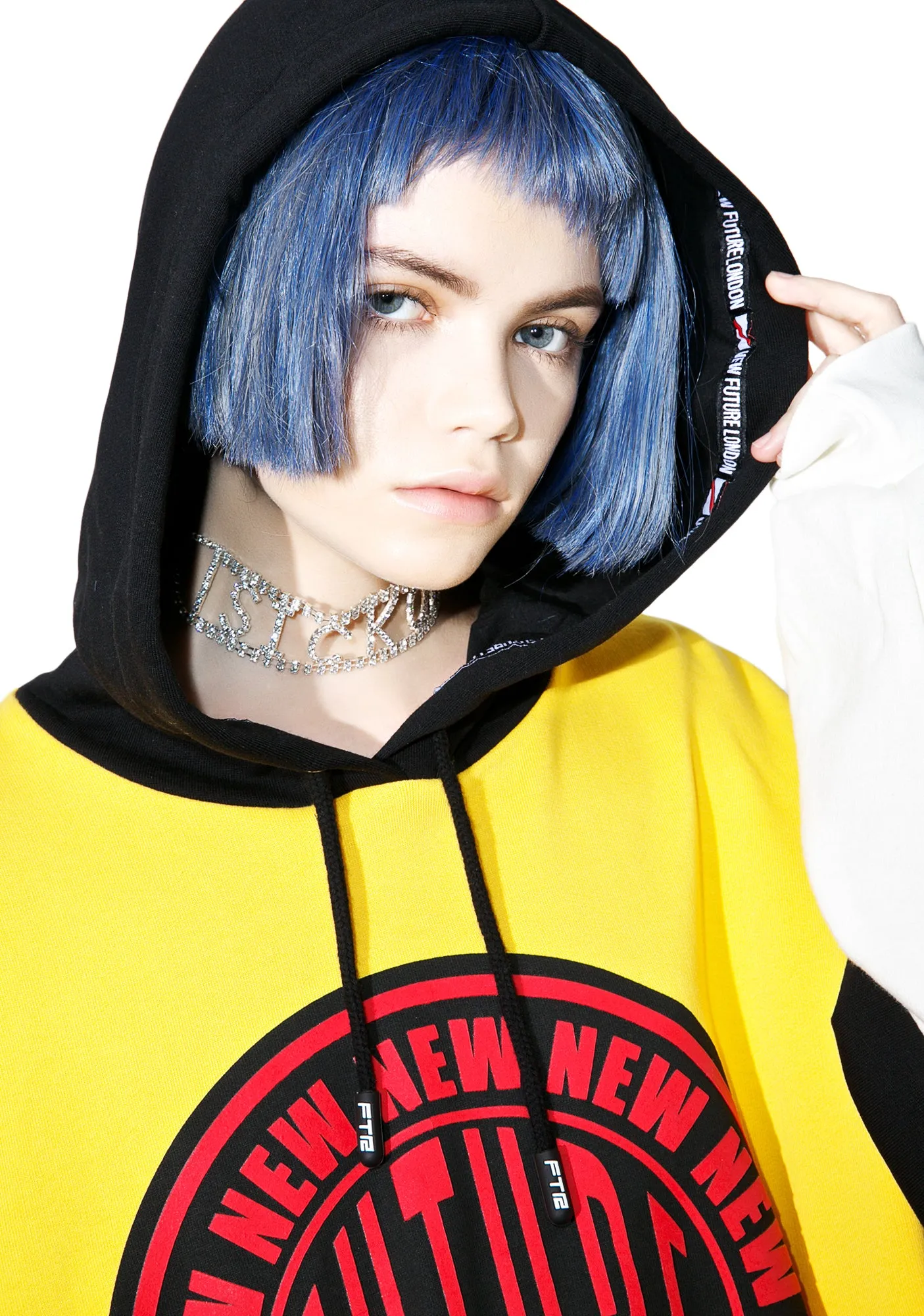 Stamp Logo Hooded Sweatshirt sold by Dolls Kill product image thumbnail 3