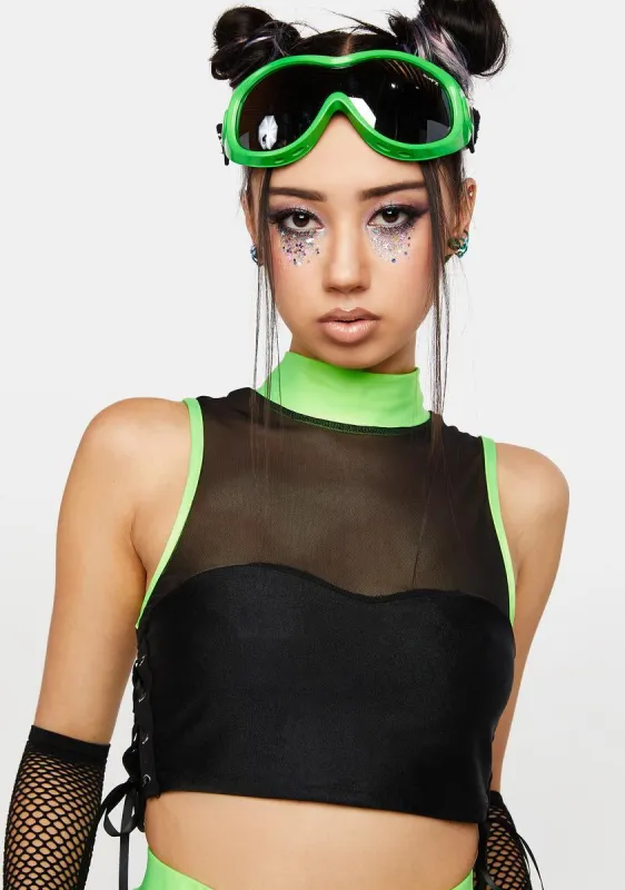 Rave Of Haze Crop Top sold by Dolls Kill