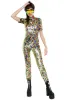 Rainbow Sequin Jumpsuit sold by Dolls Kill