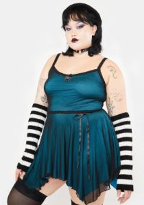 Plus Woodland Stroll Mini Dress sold by Dolls Kill