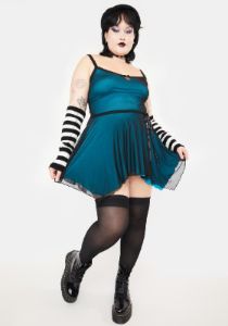 Plus Woodland Stroll Mini Dress sold by Dolls Kill