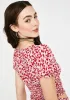 Red Butterfly Raquel Crop Top sold by Dolls Kill