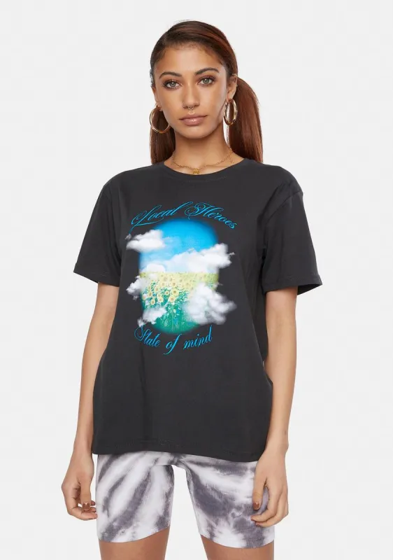 Heaven Off Graphic Tee sold by Dolls Kill