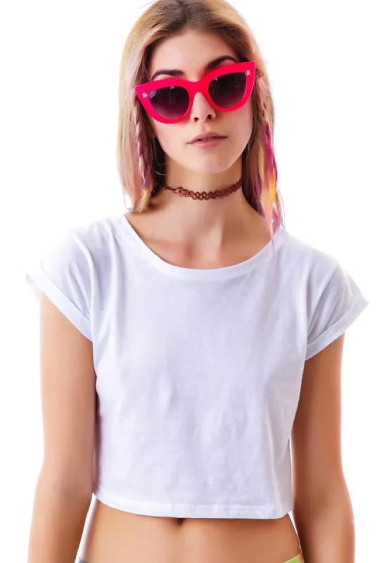 Basic Betch Crop Top sold by Dolls Kill