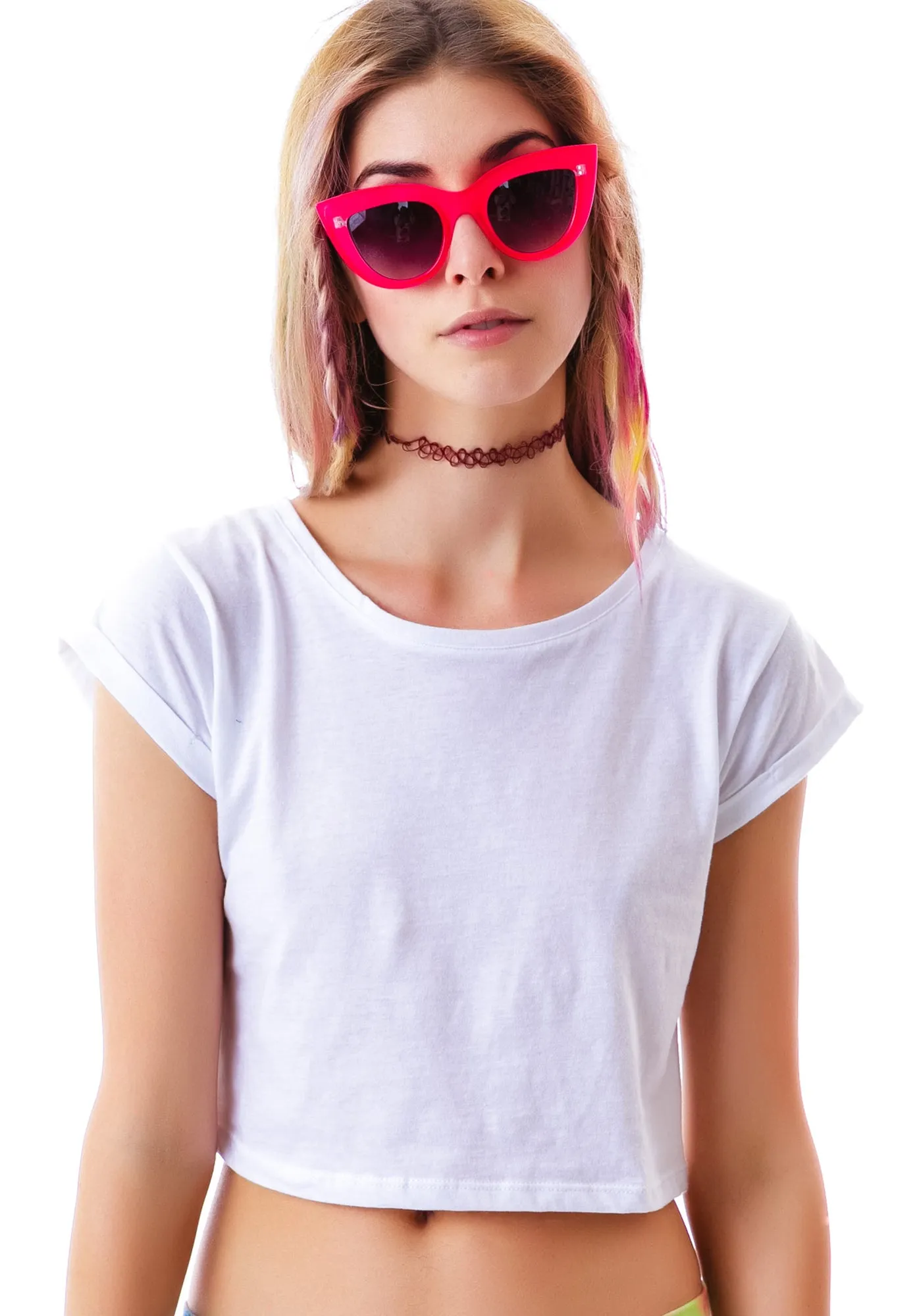 Basic Betch Crop Top sold by Dolls Kill