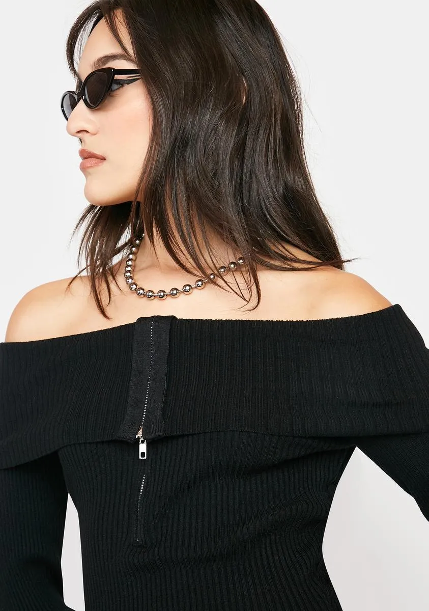 Could Be Your Hero Sweater Dress sold by Dolls Kill product image thumbnail 2