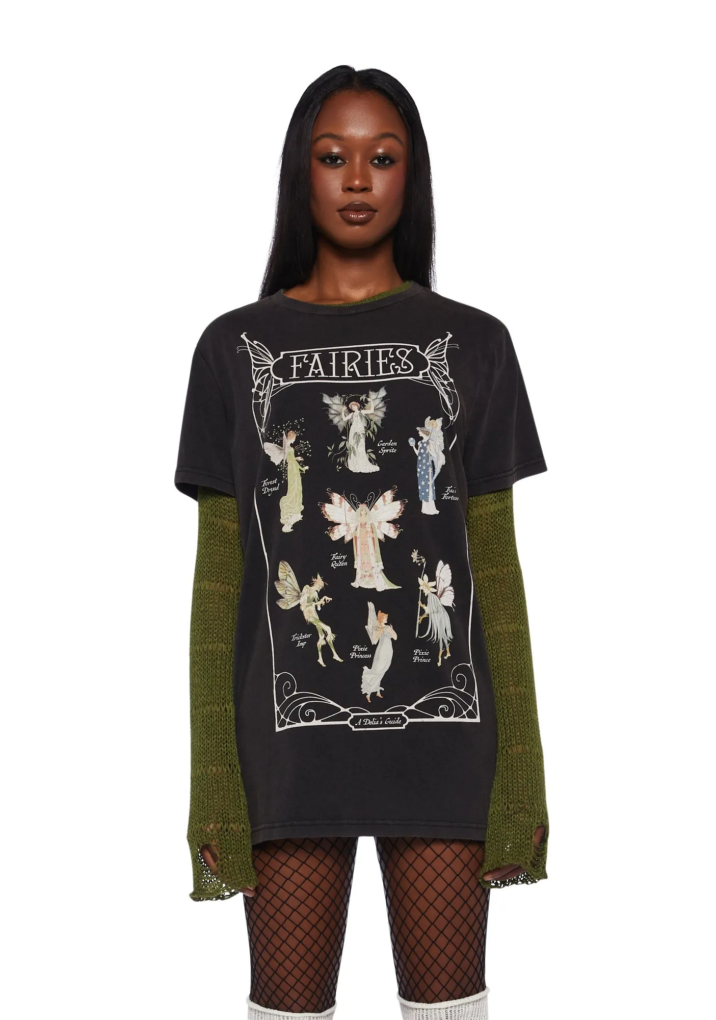 Woodland Whispers Oversized Tee sold by Dolls Kill