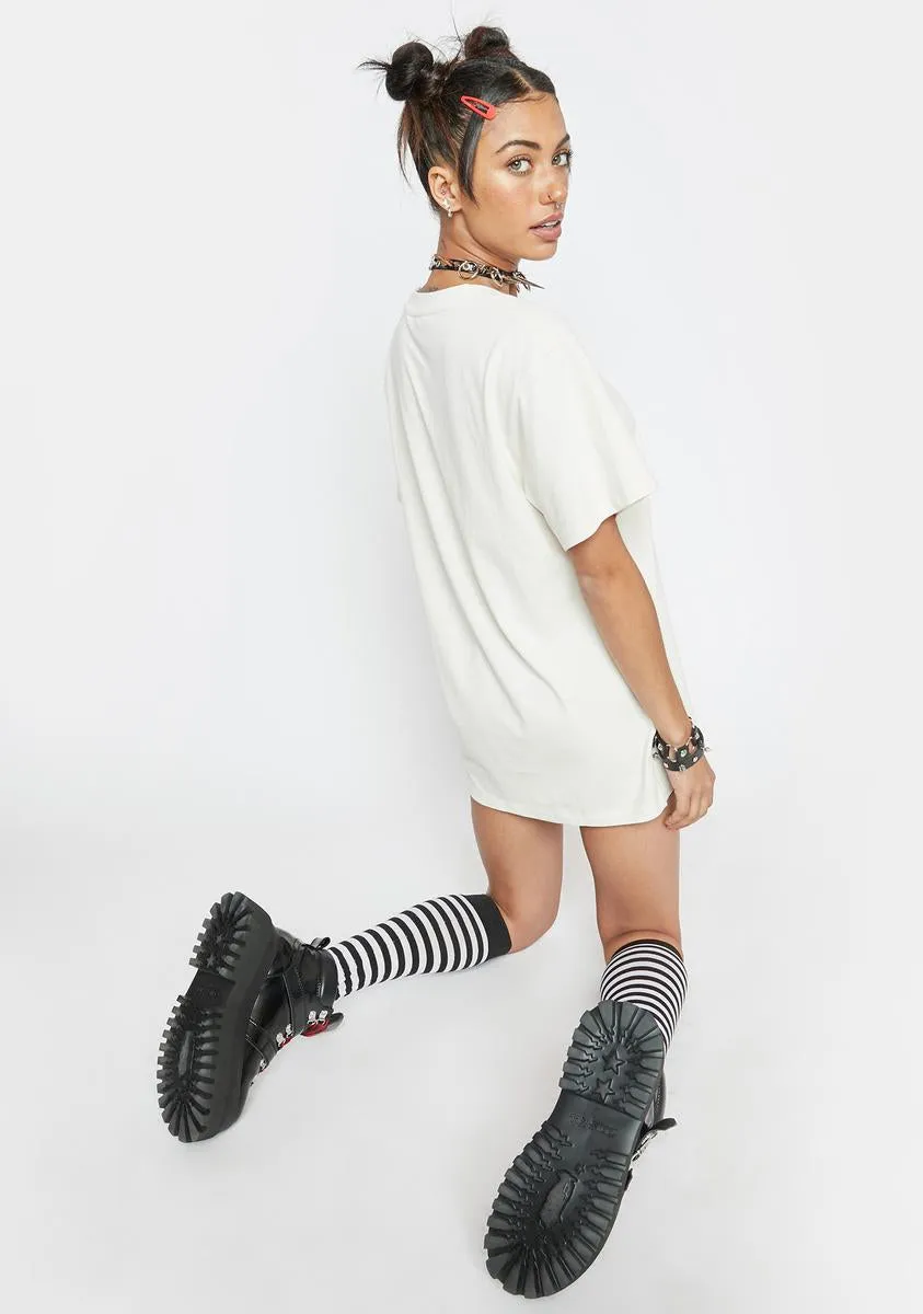 Hello Kitty Waving Oversized Tee sold by Dolls Kill product image thumbnail 4