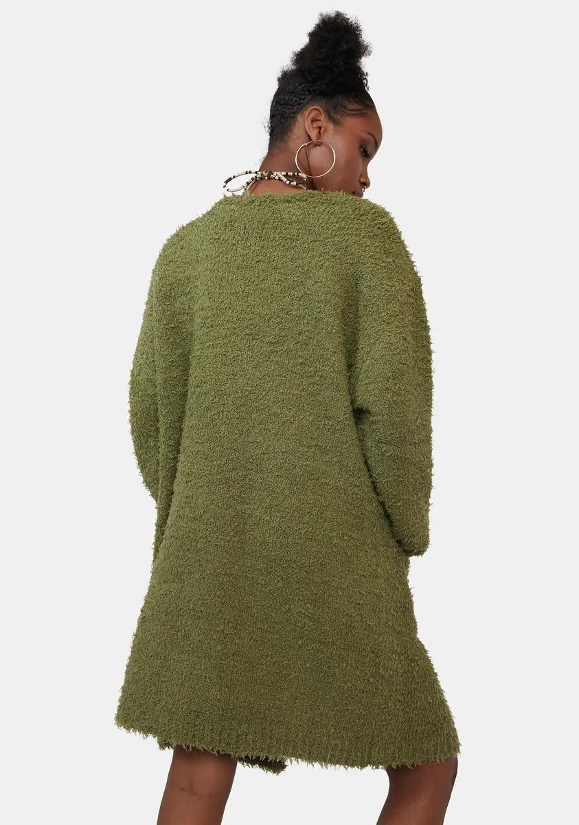 This Is Ur Space Fuzzy Cardigan sold by Dolls Kill product image thumbnail 4