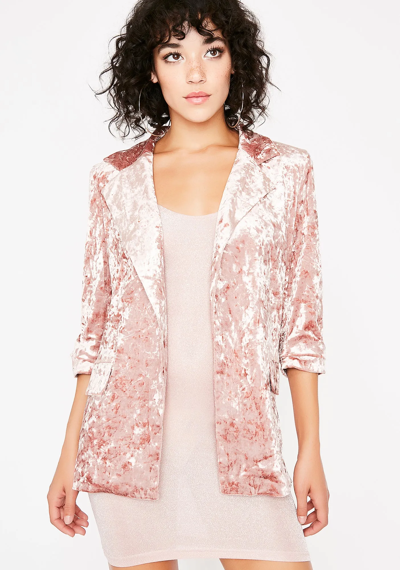 Wishful Thinking Velvet Blazer sold by Dolls Kill