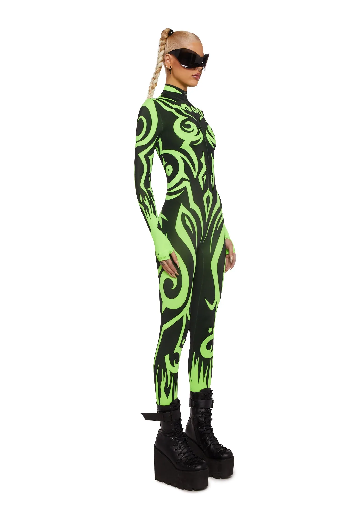 Huntress Jumpsuit sold by Dolls Kill product image thumbnail 5