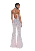 Sparkle Nights Sequin Jumpsuit- Metallic sold by Dolls Kill