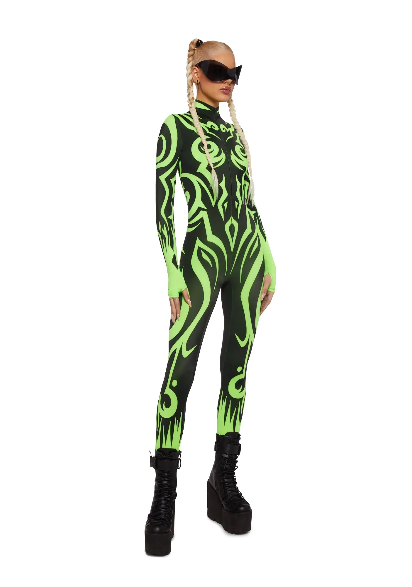 Huntress Jumpsuit sold by Dolls Kill product image thumbnail 3
