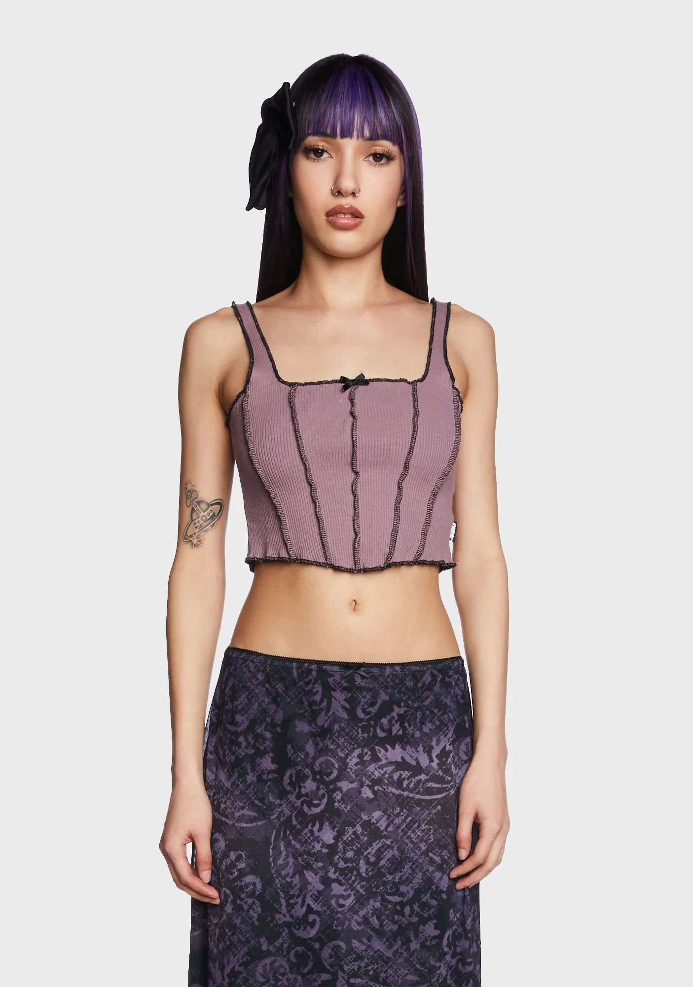 Gothic Ballerina Corset Top sold by Dolls Kill