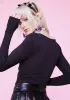 Luna On The Horizon Long Sleeve Lace Up Bodysuit sold by Dolls Kill