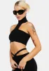 Avril Knitted Crop Top sold by Dolls Kill