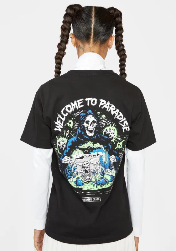 Welcome Graphic Tee sold by Dolls Kill