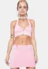 Wish You Were Me Velour Skirt Set sold by Dolls Kill