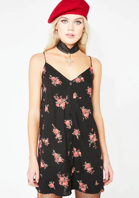 Floral Sanna Slip Dress sold by Dolls Kill