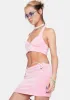 Wish You Were Me Velour Skirt Set sold by Dolls Kill